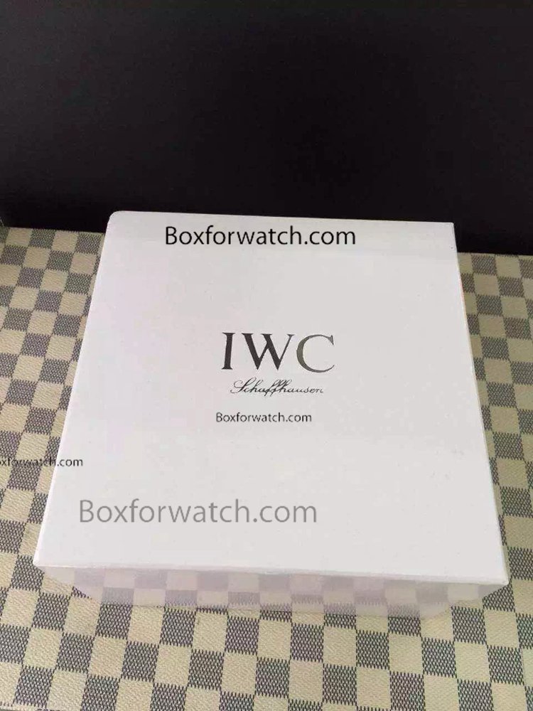 Replica IWC Watch Box Wholesale / IWC White Leather Case